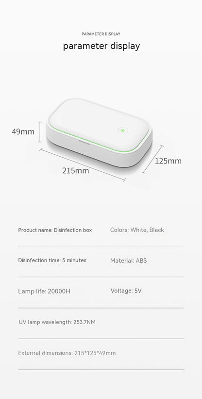 UV Disinfection Box Mobile Phone
